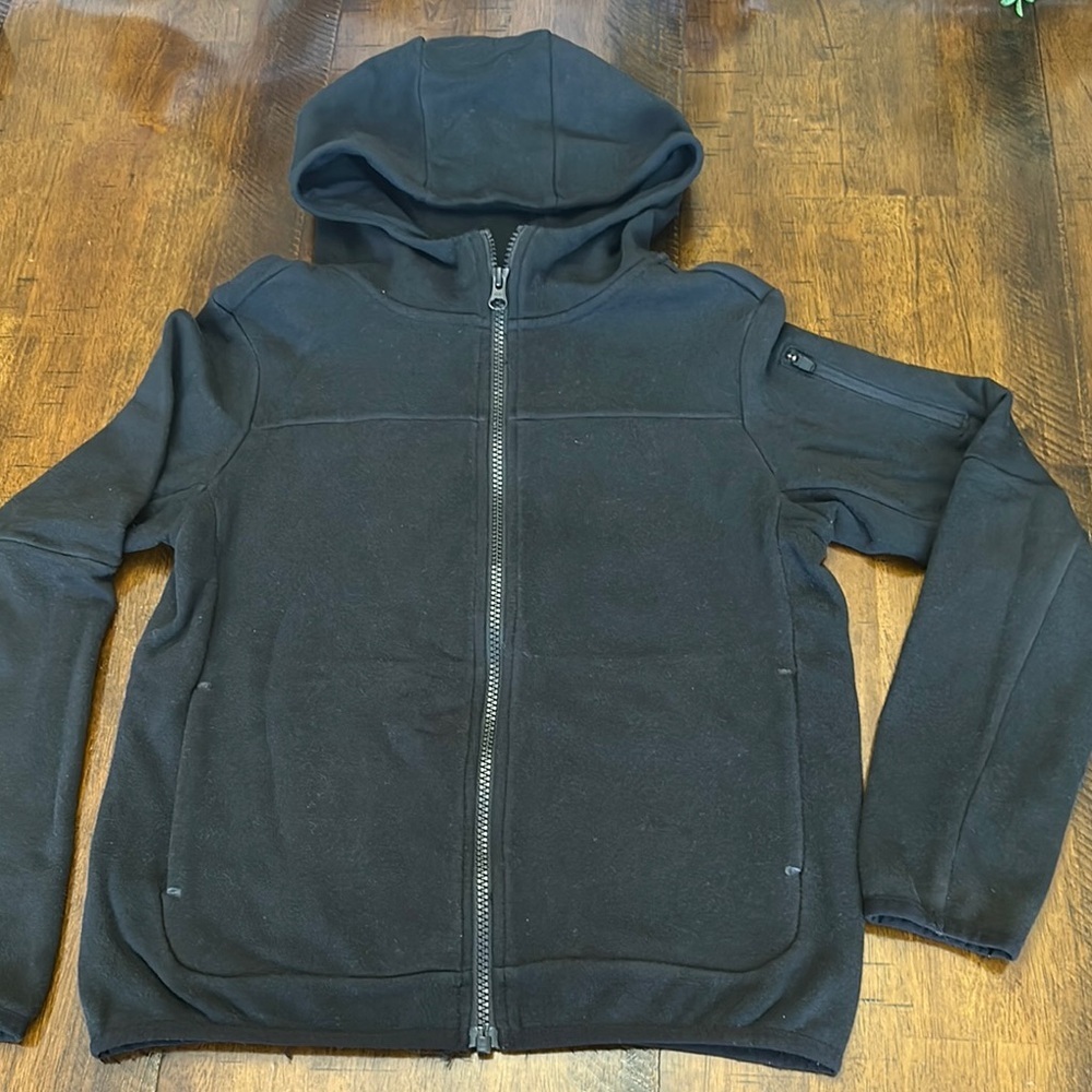 Black Zip-Up Hoodie